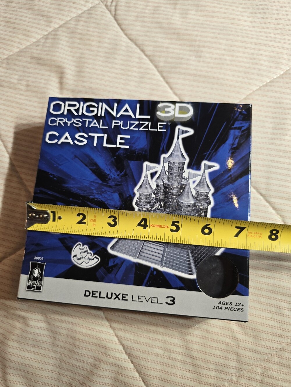 BePuzzled Original 3D Crystal Puzzle Castle Level 3 Deluxe Brainteaser - Picture 9 of 9
